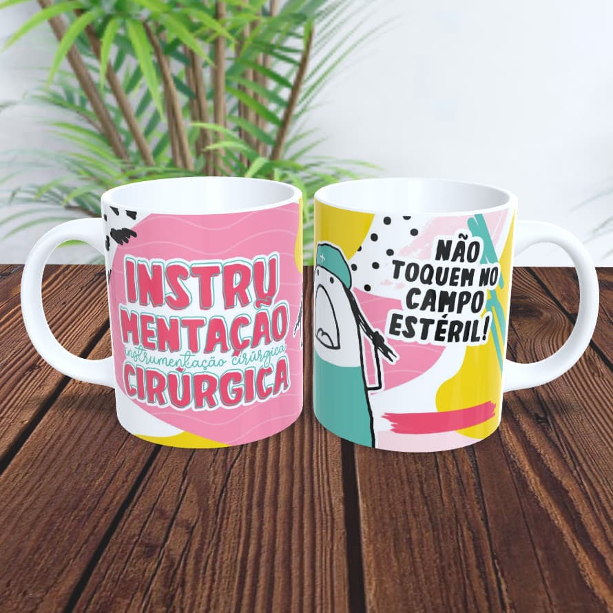 Caneca Flork para Profissionais de Instrumentação Cirúrgica! Envio em 24 horas!