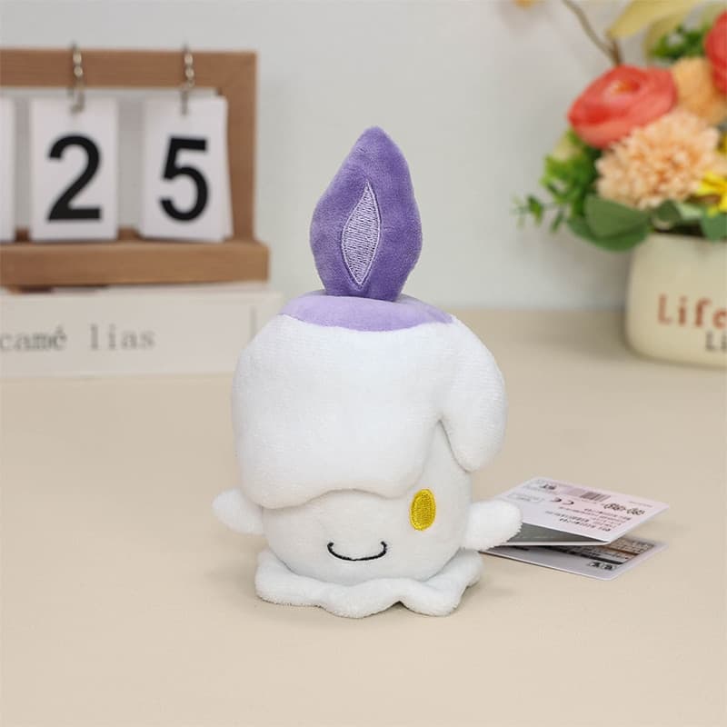 16cm Anime Pokemon Plush Toy Litwick Pocket Monster Doll Fantasma Recheado Suave Para Namorada Meninas Aniversário Prese