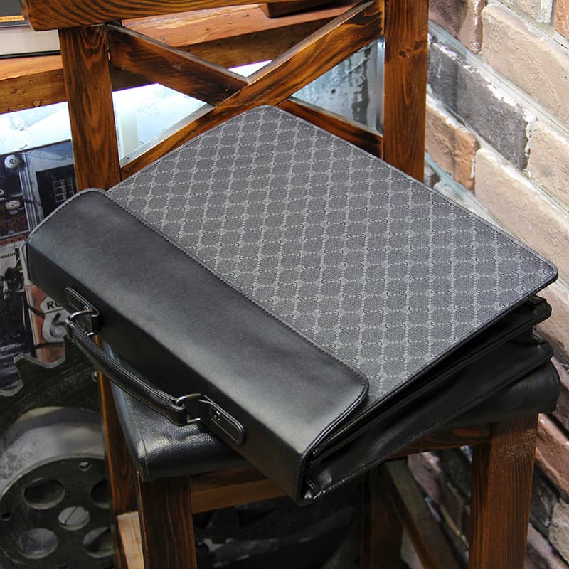 Versão coreana bolsa masculina Casual juventude bolsa de ombro maleta de negócios moldar saco de arquivo estilo Horizont