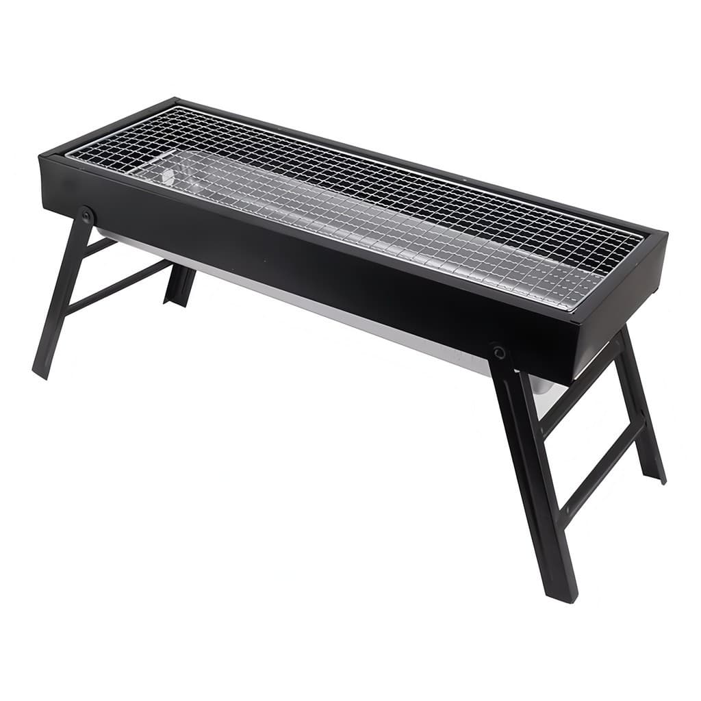 Churrasqueira Portátil Dobrável 60cm Carvão - Acampamento, Churrasco ao Ar Livre e Piquenique