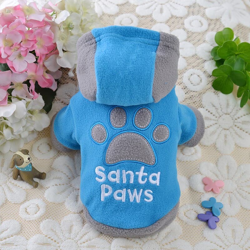Roupas para Cães de Estimação, Suéter de Lã com Capuz Quente para Primavera, Outono e Inverno, Casacos para Filhotes e G