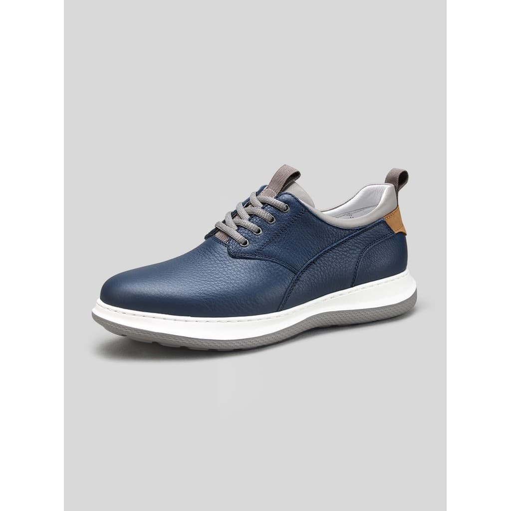 Sapatos casuais masculinos de couro genuíno couro macio primavera outono novo estilo couro macio sola macia esportes mod