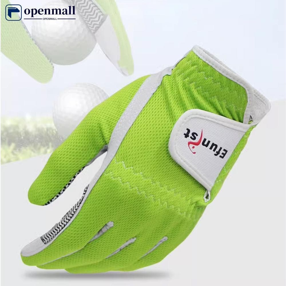 Nobleflyingomall 1Pc Luvas De Golfe Antiderrapantes Masculino Nano Pano De Microfibra Respirável Malha Palma Com Silicon