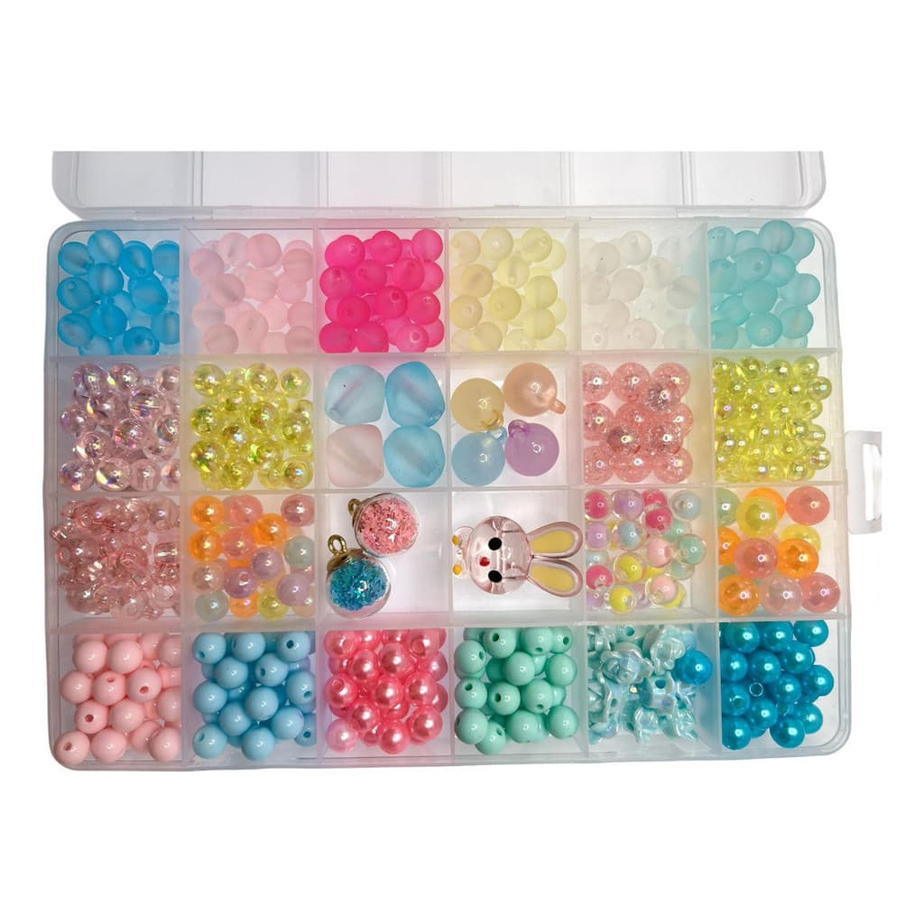Kit De Miçangas Bijuterias Fazer Pulseiras 24gyqnh 450pcs