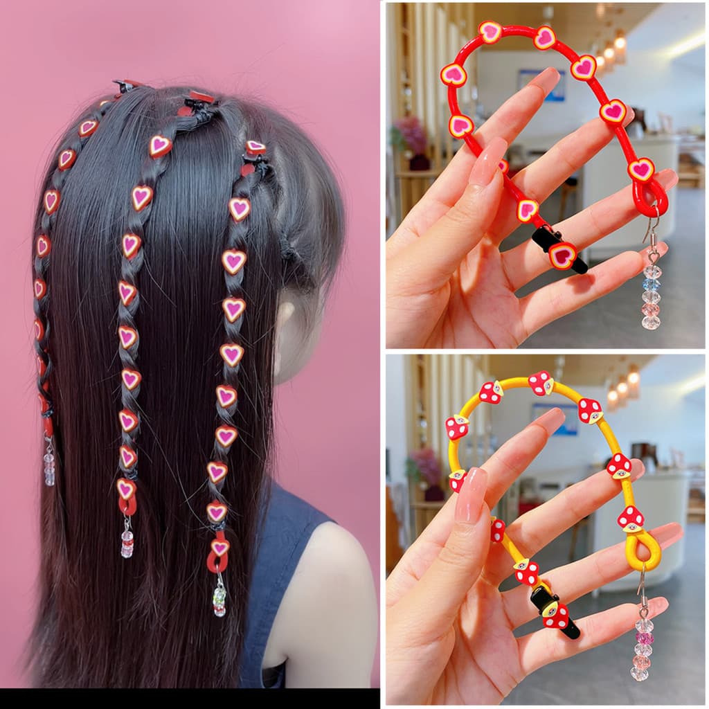 Xiaoxigua crianças cor trançado acessórios de cabelo meninas Curling ferro bobina de cabelo ferramenta suja tranças torç