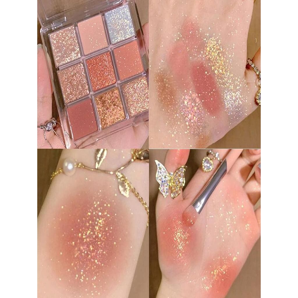 Sombra japonesa Capell paleta de sombras de nove cores fosco Glitter perolado fosco cor terra multicolorido festa de est