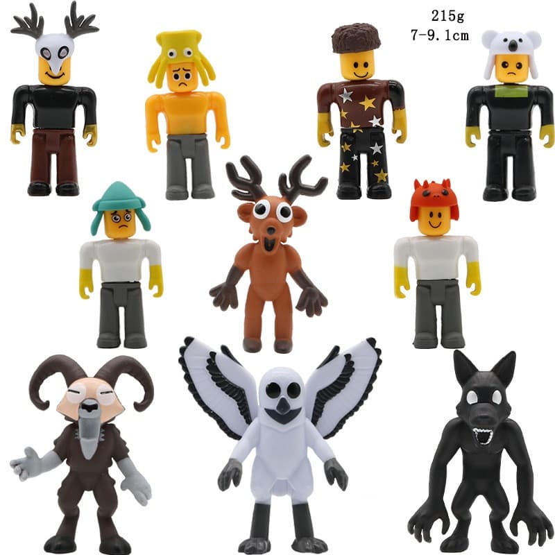 10 Pçs 99 Noites Na Floresta Figuras De Ação Coruja Veado Cabra Modelo Brinquedo Jogo Terror Boneca Crianças Presente