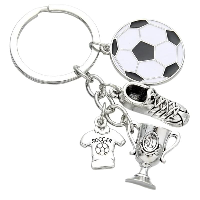 Chaveiro Futebol blg Superfícies Polidas, Ornamento Suspensão Para Mochilas Mosquetões