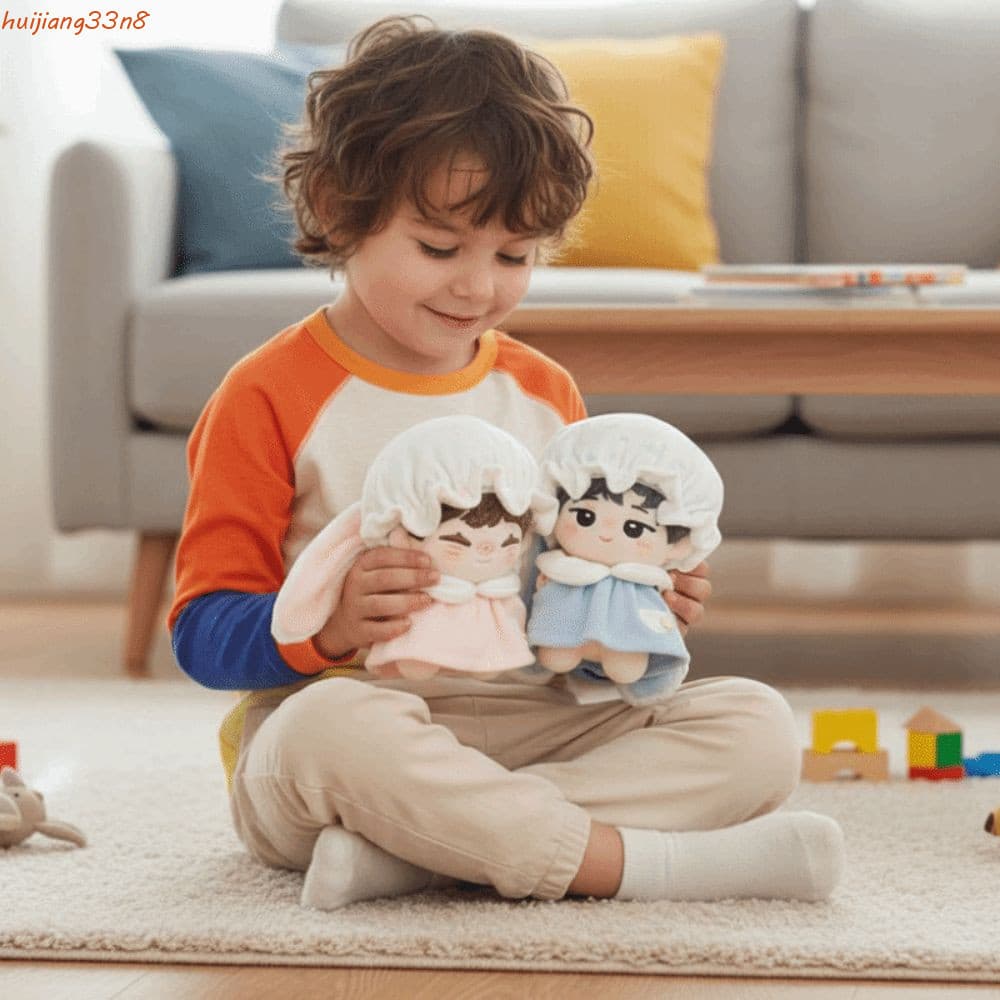 HUIJIANG Roupas De Boneca De Algodão De 10cm , Fantasia De Coelho Conjunto De Desenho Animado , Kawaii