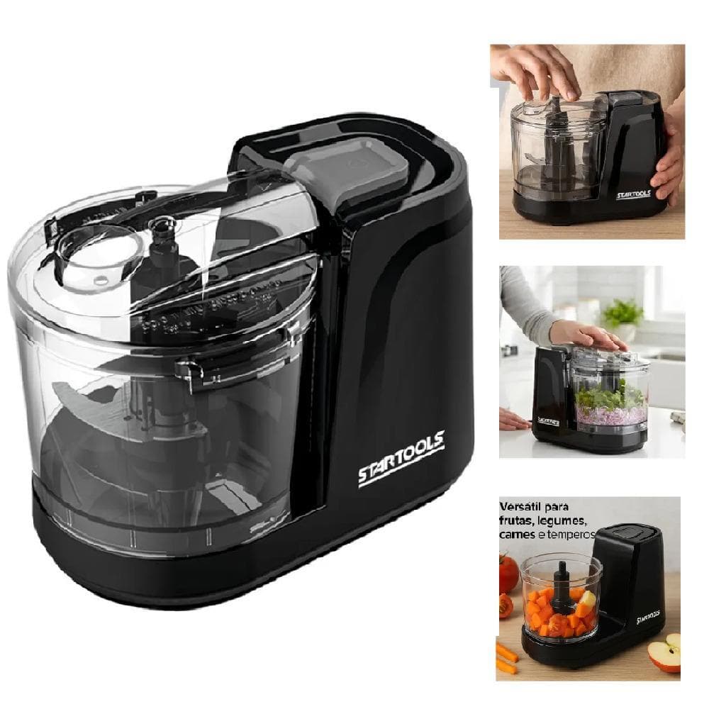 Processador Eletrico Alimentos Mini Triturador Moedor Profissional 2000W 35Oml Mixer Multiprocessador Picador 220V