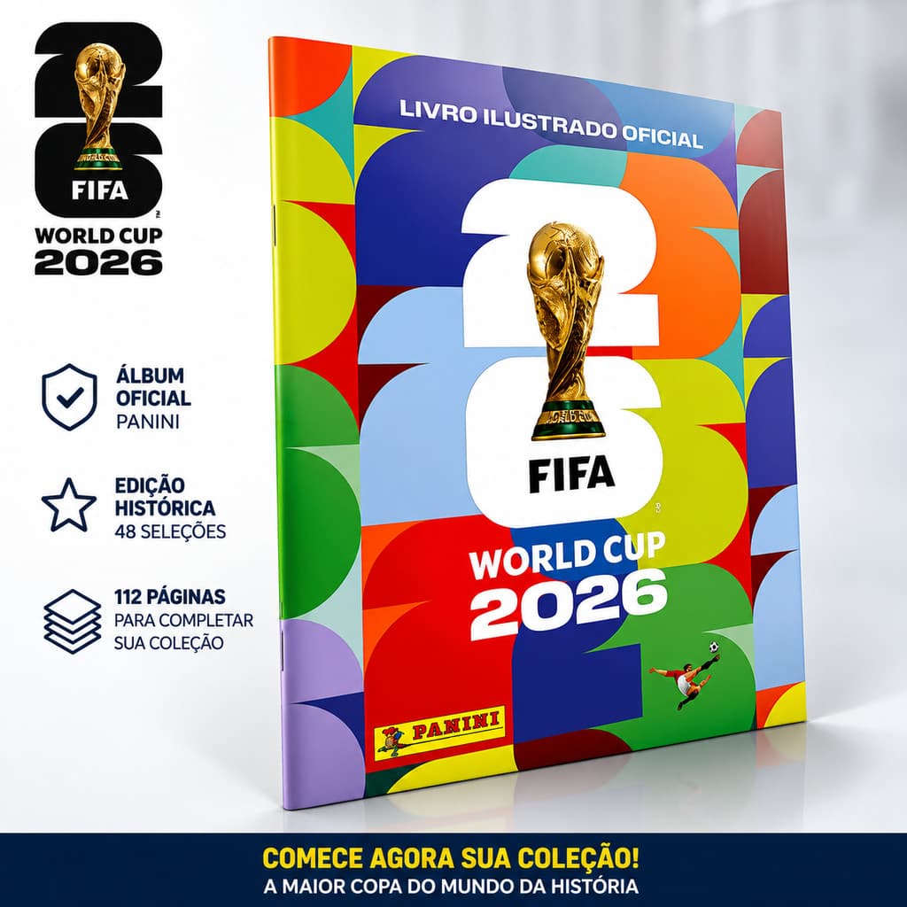 Copa Do Mundo 2026 - Álbum Capa Brochura - FIFA WORLD CUP 2026