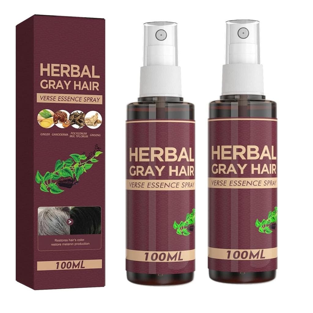 Spray Capilar Herbal Essence, Spray Herbal Essence para Reverter Cabelos Brancos, Condicionador Escurecedor de Cabelo, C