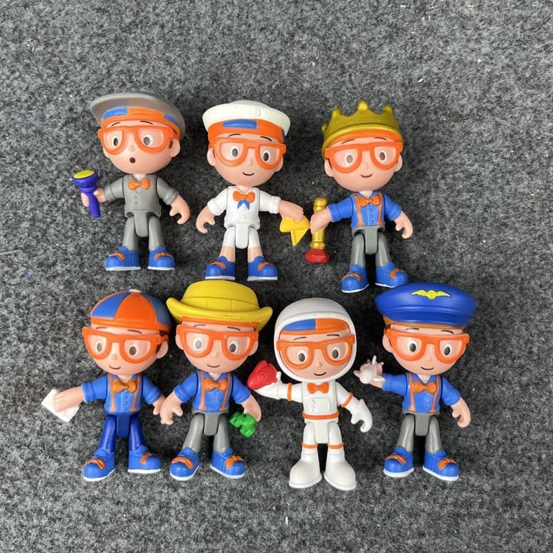 Blippi Figura Boneca Membro Articulação Iluminação Móvel
