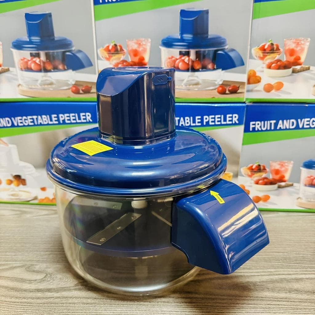 Descascador Elétrico Recarregável de Frutas e Alho - Lâminas Automáticas de Aço Inoxidável