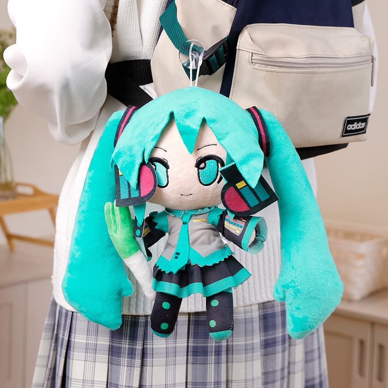 Boneca de Pelúcia Gira Hatsune Miku Kawaii Fufu Pendente Ídolo Virtual Brinquedo de Pelúcia Macio Adequado para Bebês