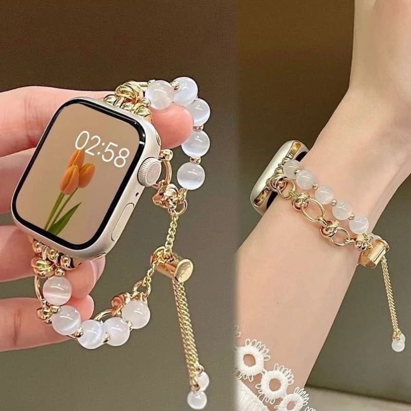Adequado para pulseira de moda feminina Apple Watch38mm/42mm, Material Opala