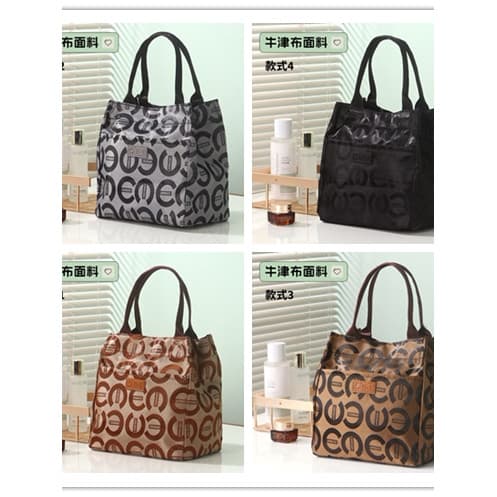 High-End carta bolsa de trabalho grande capacidade lancheira saco portátil pequena fragrância bolsa mamãe saco de compra