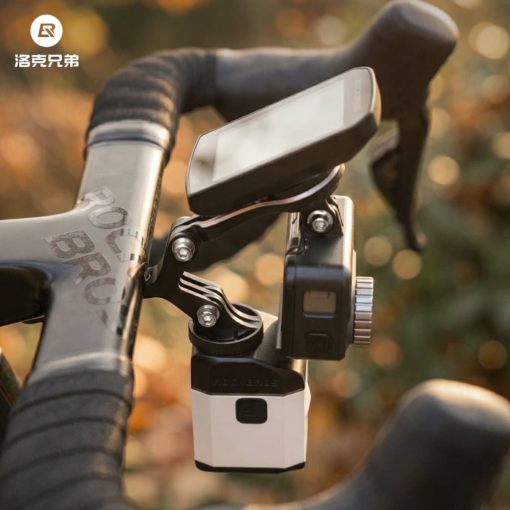 ROCKBROS Suporte De Computador De Extensão Multifuncional Para Bicicleta Garmin/Wahoo/Bryton Universal Bike Computer Lig