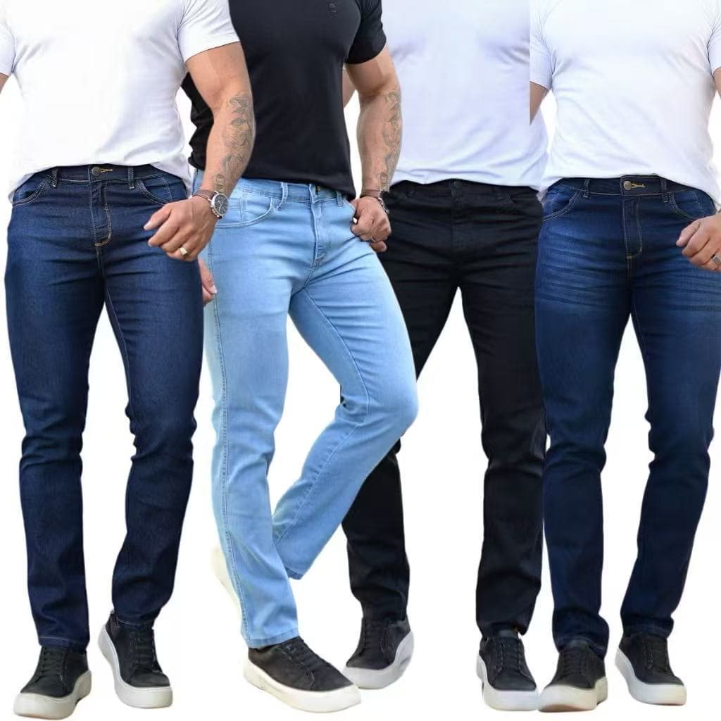Kit 12 Calça Jeans  Promoção Premium para trabalho algodão Elastano Várias lavagem envio imediato