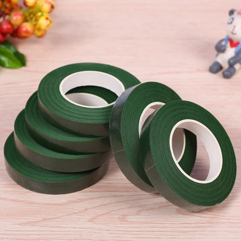 Fita verde e fio de ferro verde fio de ferro colorido material de jardinagem Floral crianças artesanal diy material fio