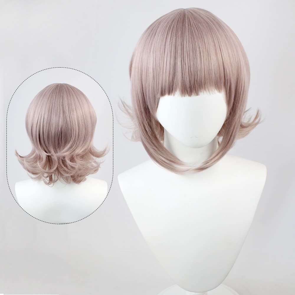 【Perucas Preferidas】 Peruca de Cosplay ACAG Danganronpa 2 Chihaya Chiaki, Peruca de Cosplay da Academia Goodbye Despair,