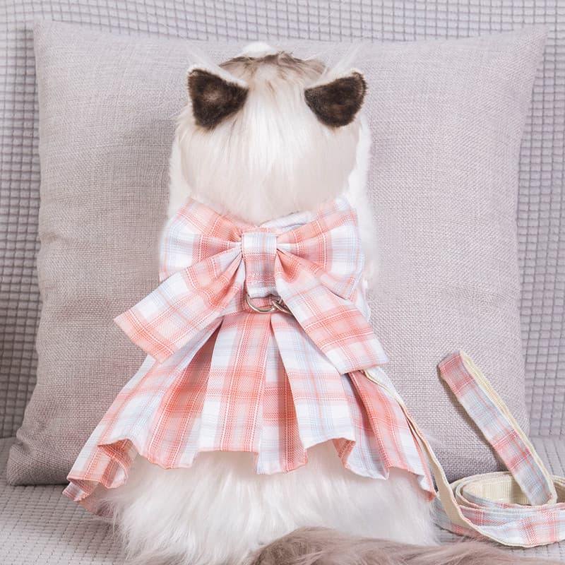 Saia jk de tração dedicada roupas de gato verão fino gatinho azul gato Muppet Garfield colete para animais de estimação
