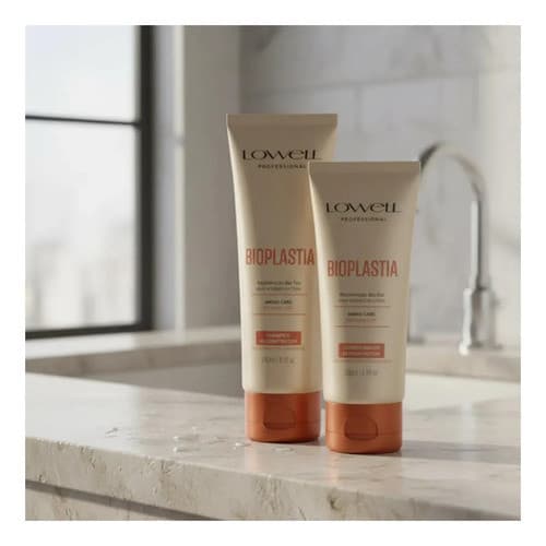 Lowell Kit Reconstrutor Bioplastia Shampoo E Condicionador