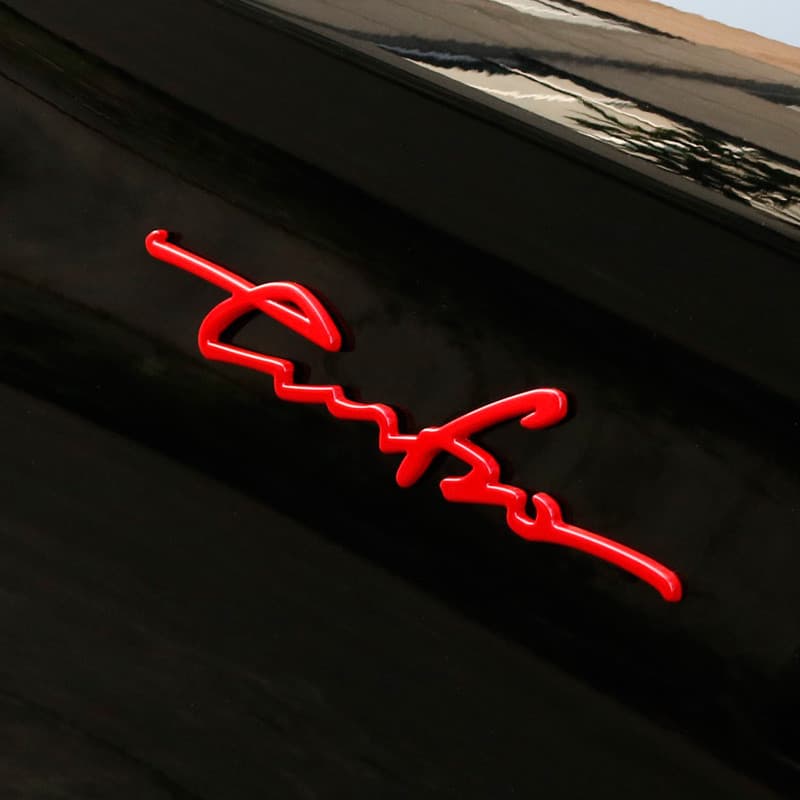 Carro único Metal modificado turbo logotipo do carro adesivo logotipo lateral adesivo decorativo esportes Fender palavra