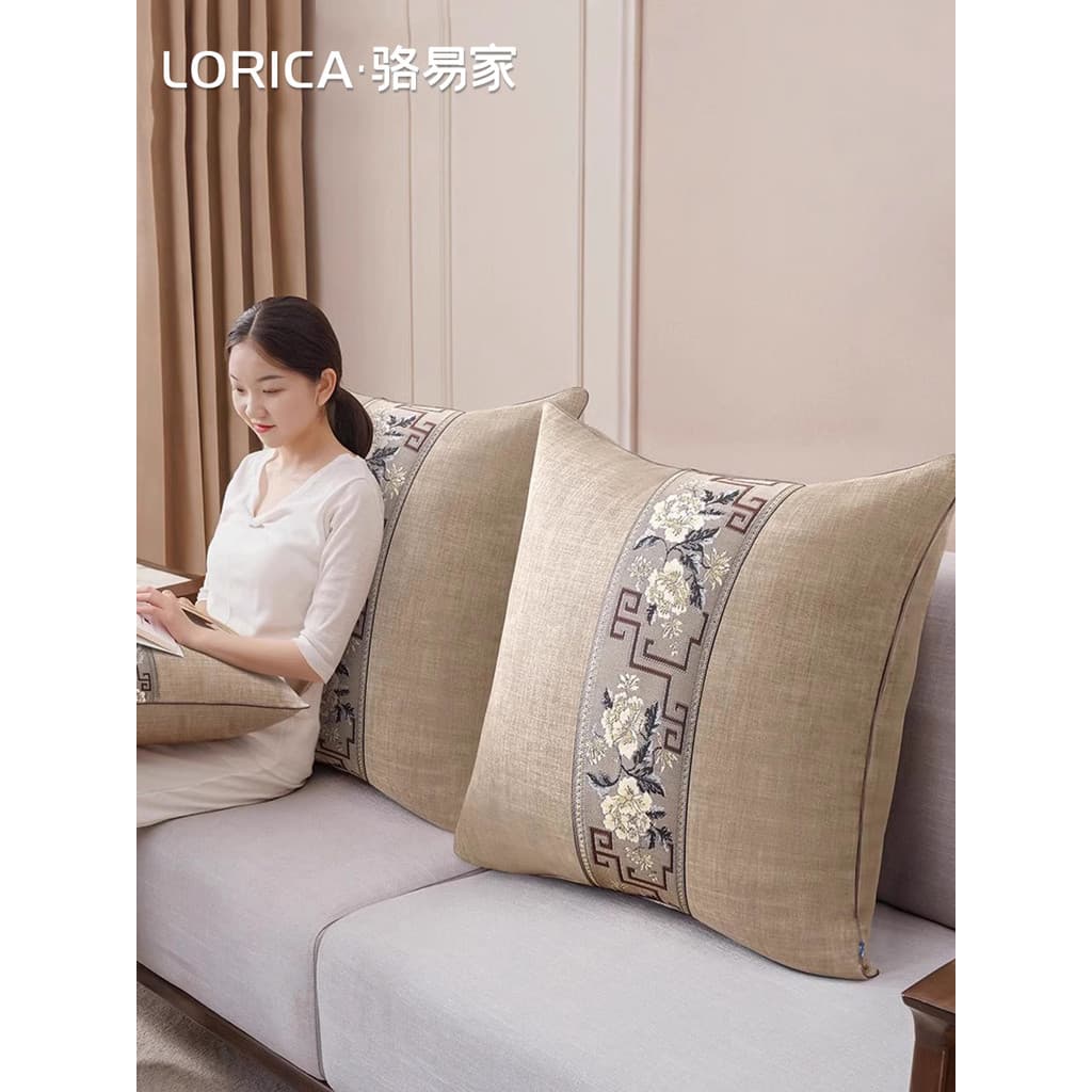 Luoyijia novo estilo chinês travesseiro sala de estar sofá almofada núcleo-livre fronha capa luz luxo High-End grande al