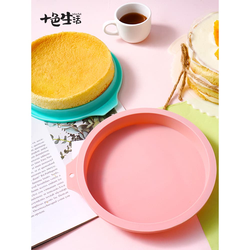 Molde de Silicone para bolo arco-íris, 20/27cm, Mousse em camadas, 20cm, assadeira redonda, forno, ferramentas de cozime