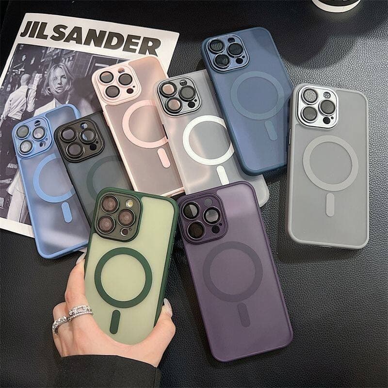 Capa MagSafe Magnética iPhone 11 12 13 14 15 16 17 /Pro Max Fosca Anti-Impacto Proteção Completa