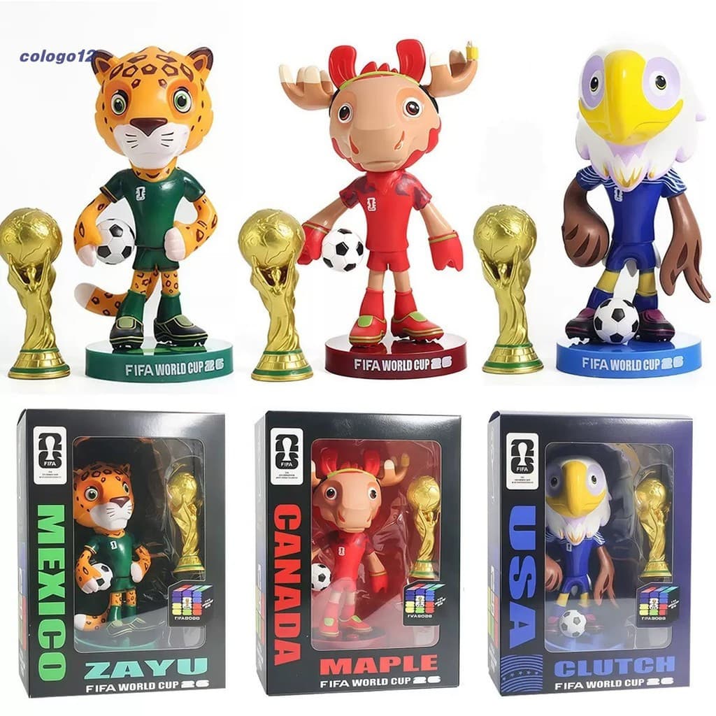 Figura Hercules Do Mascote Da Copa Mundo De 2026-Boneca De Lembrança De Futebol Para Fãs