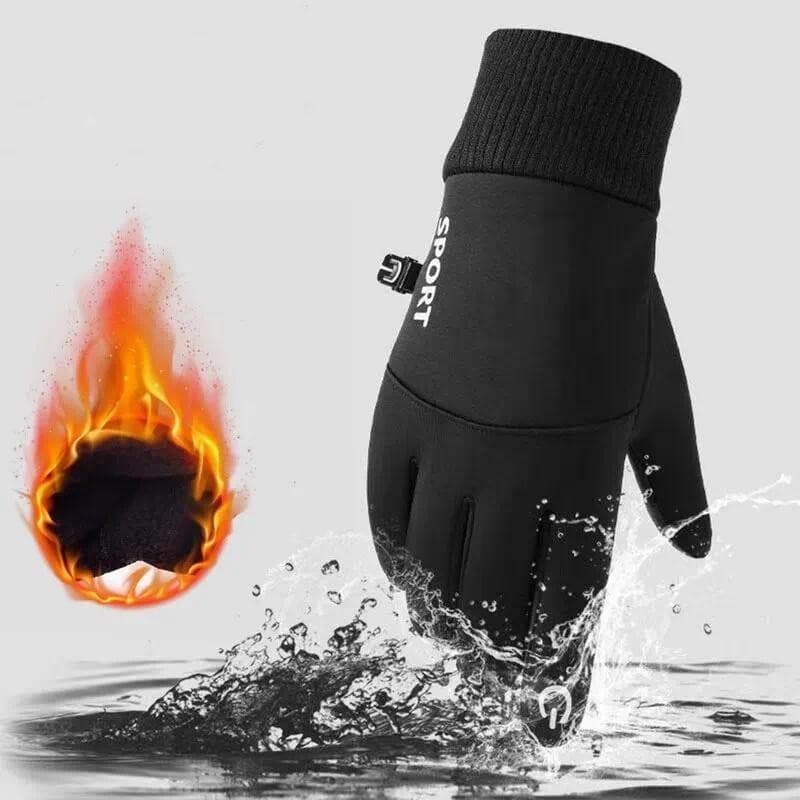 Inverno Quente Dedos Completos À Prova Dwaterproof Água Ciclismo Esportes Ao Ar Livre Correndo Motocicleta Esqui Tela Se