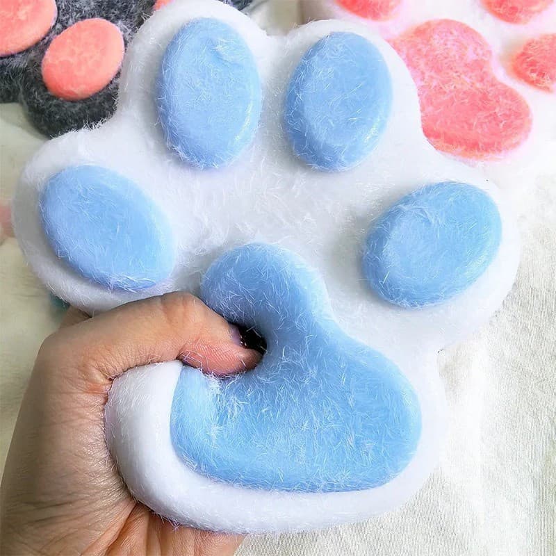 Brinquedo de Alívio de Estresse em Forma de Pata de Gato Grande, Presente para Crianças