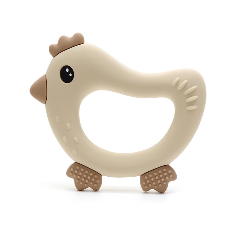 Bebê mascar goma bonito pintainho mordedor bebê Molar mordedor boca goma produto comestível exportação fervível