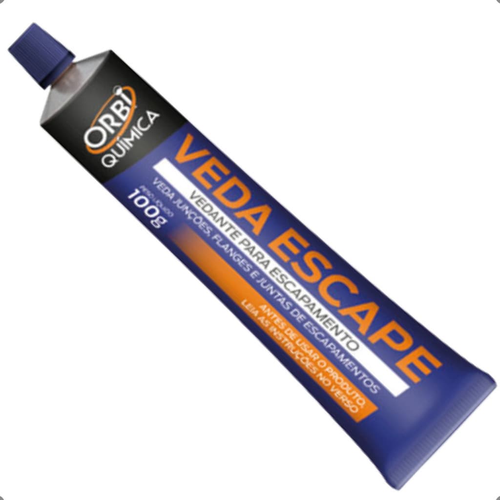 Veda Escape Orbi Premium 100g Reparo Rápido Vazamentos Sistema Exaustão Alta Resistência