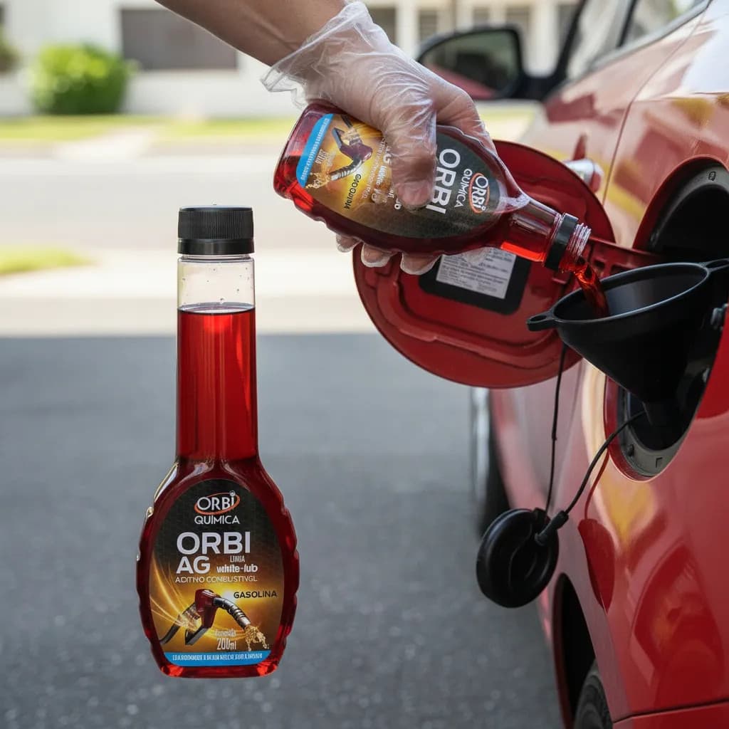 Aditivo Orbi Gasolina 200ml Remove Resíduos Protege Motor Uso Automotivo