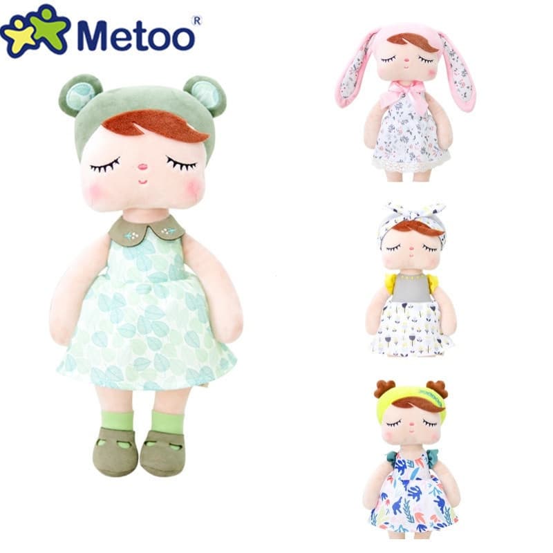 Bonecas De Metoo Originais Brinquedos Recheados Para Meninas Bebê Lindo Coelho Primavera-Verão Angela Macios Presente De