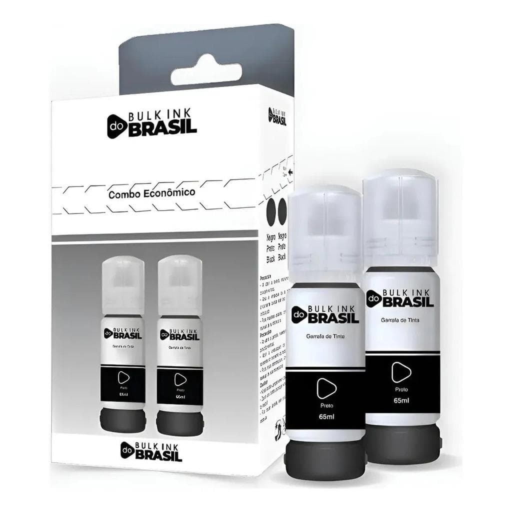 Kit 2 Refil De Tinta Para Epson L3150 L3250 T544 L3110 L5190 Compatível