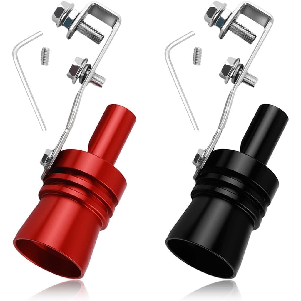 2PCS Apito Turbo para Carro para Tubo de Escape, Sonoro Turbo Carro com Som de Apito, Apitos Universais para