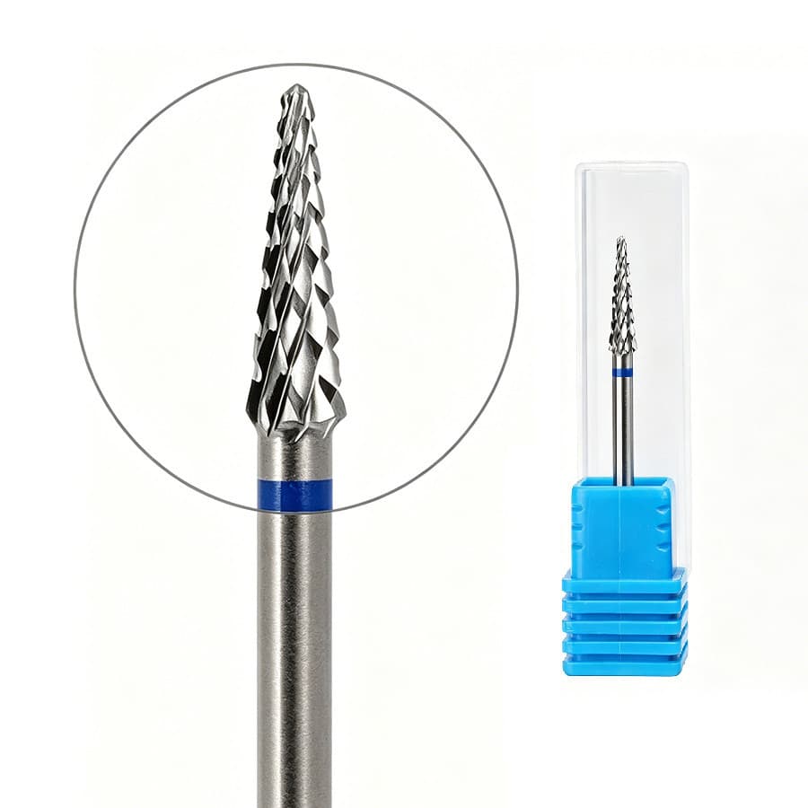 Aço Inoxidável 3/32 Polegada Prego Broca Corte Cruzado Cônico Para Cuidados Com As Unhas Remoção De Cutícula G