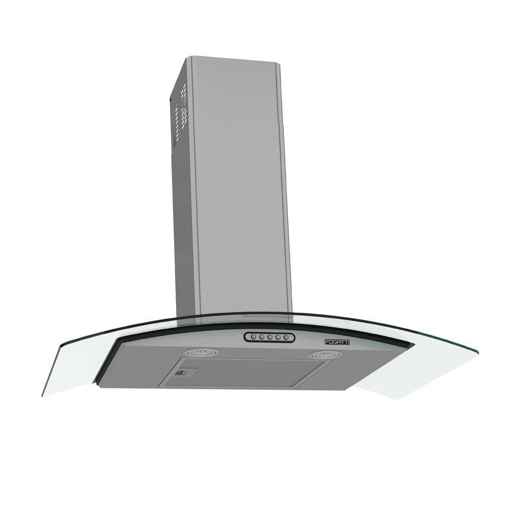 Coifa de Parede Fogatti CVC Duto Slim 140W 220V 80cm Inox