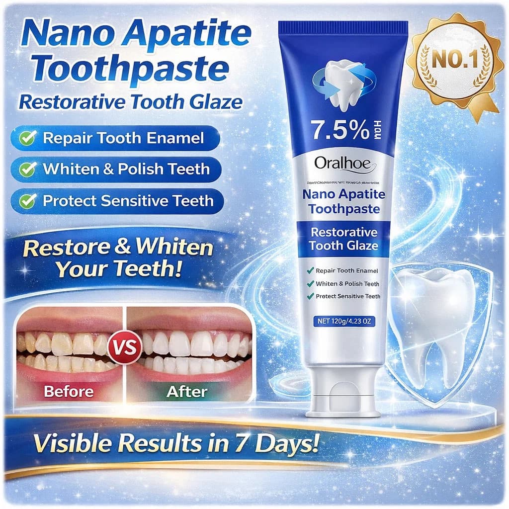 Nanotecnologia Pasta De Dente Efeito Protetor Fórmula Sem Flúor Conforto Placa Limpeza Restaurador Esmalte Creme De Cuid