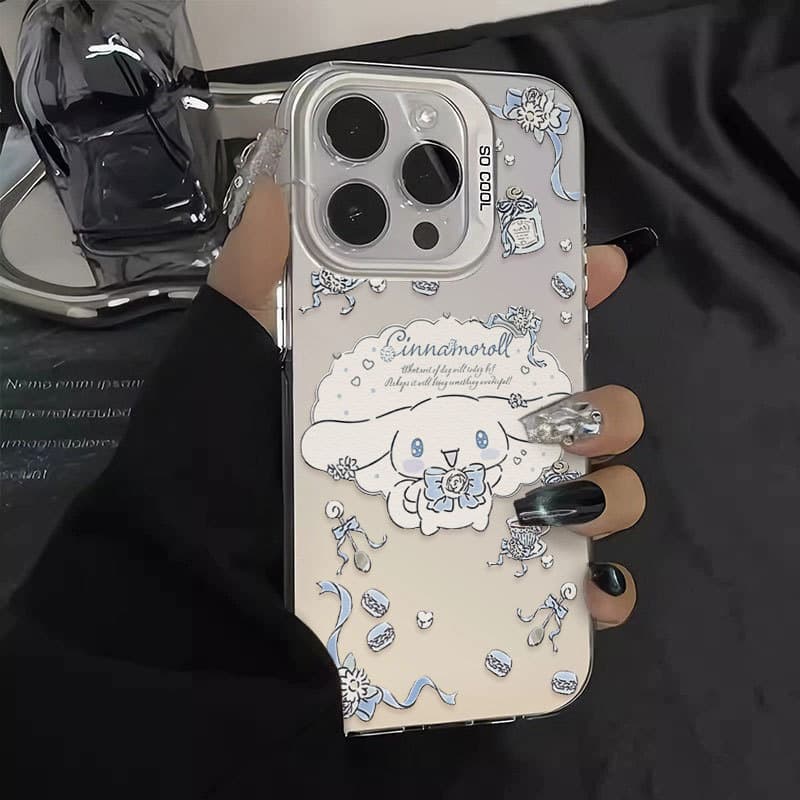 Capa De Telefone Cinnamoroll Fofa Para iPhone xs max xr 7 8 11 12 13 14 15 16 17 pro plus