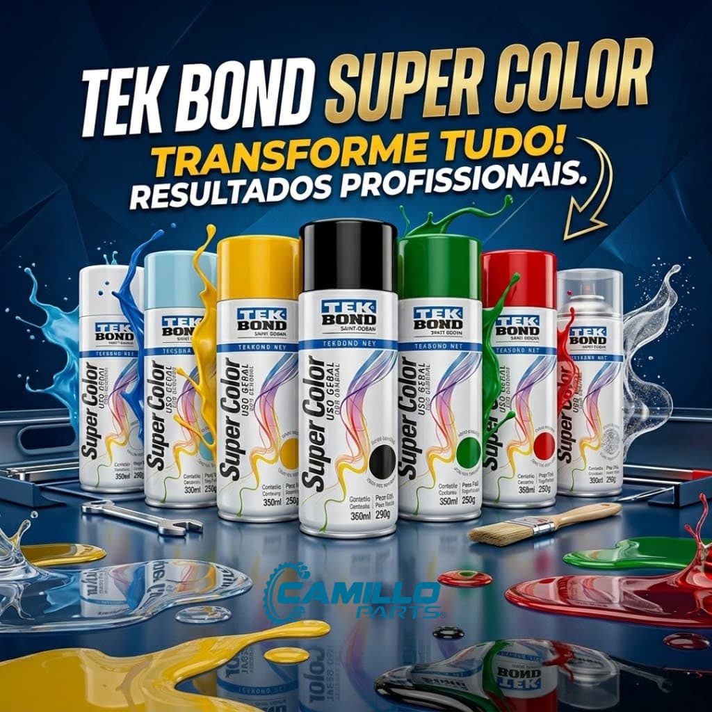 Tinta Spray Uso Geral Super Color, Metais, Varias Cores