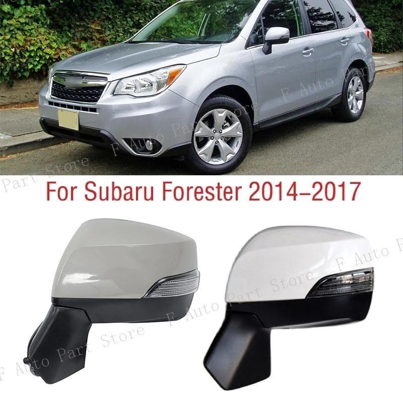 9 Pinos Para Subaru Forester 2014 2015 2016 2017 Conjunto De Espelho Lateral Exterior Do Carro Assy Retrovisor Dobrável