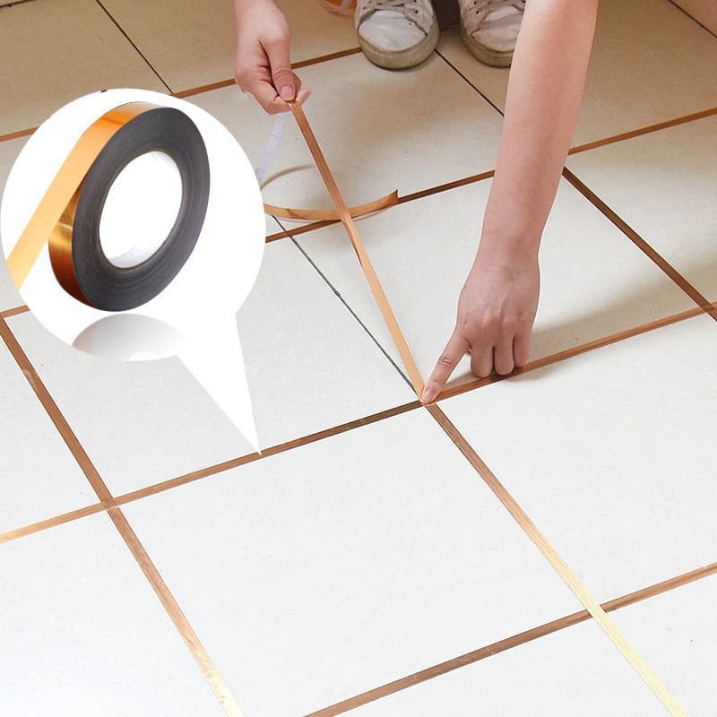50 M / Rolo Fita Adesiva Autocolante À Prova D 'Água Para Lacuna / Lacuna De Azulejo