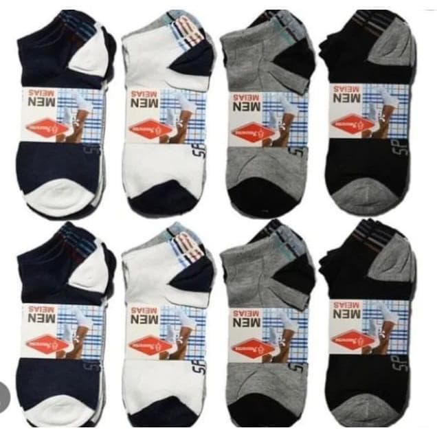 kit 12 Pares De Meias Soquete Juvenil Top De MININO tamanho 35-40
