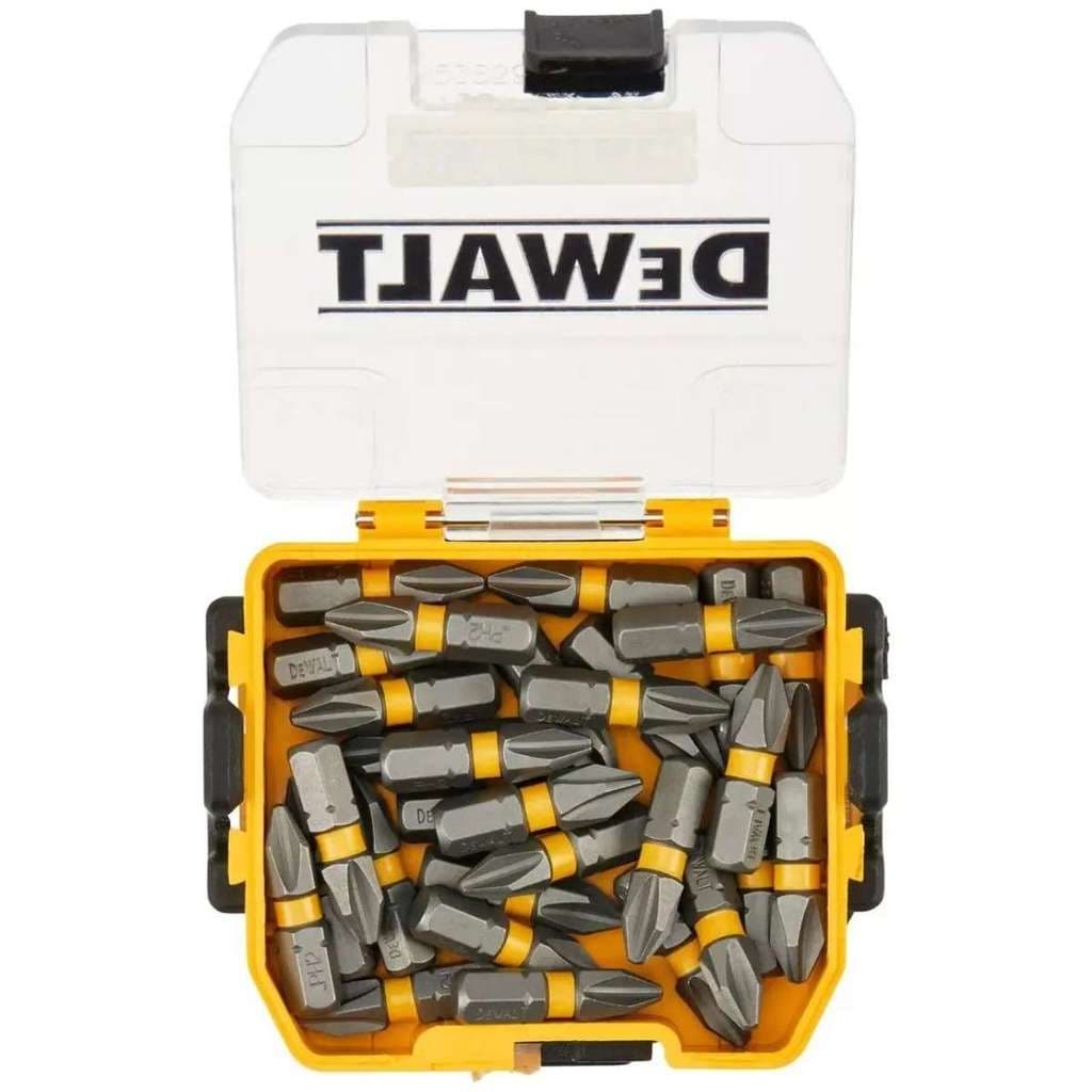 Jogo Bits Parafusadeira Ponta Philips 30pcs C/ Estojo Dewalt