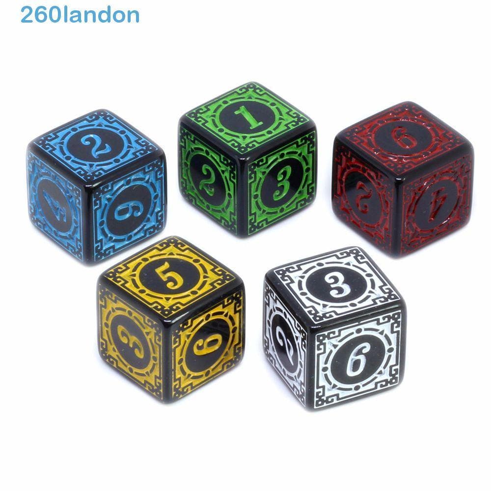 LANDON Dices Brinquedos Jogo De Rpg D6 Poliédrico